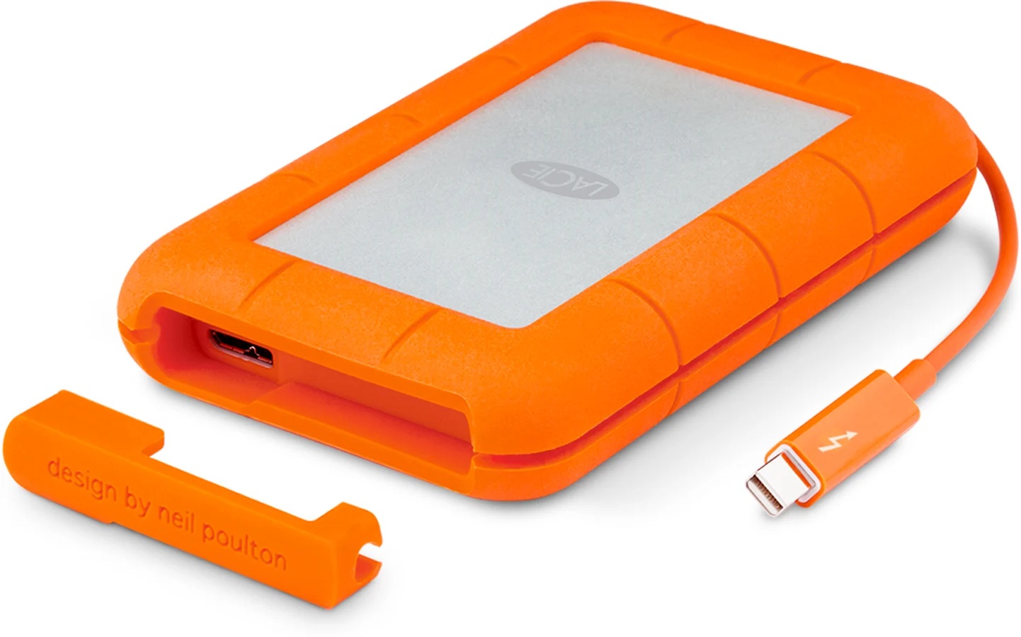 Begagnad LaCie Rugged SSD 500GB Thunderbolt Extern SSD Hårddisk (VMB*)