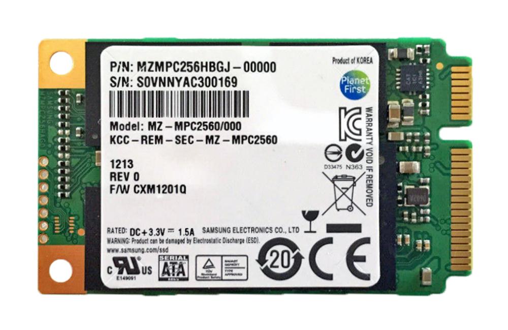 Begagnad 256GB Samsung PM830 SSD mSATA MZMPC256HBGJ
