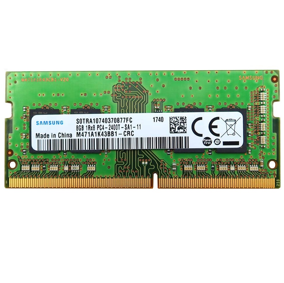 Begagnat Samsung 8GB DDR4 (1x8GB) SODIMM 1Rx8 PC4-2400T 2400MHz M471A1K43BB1-CRC
