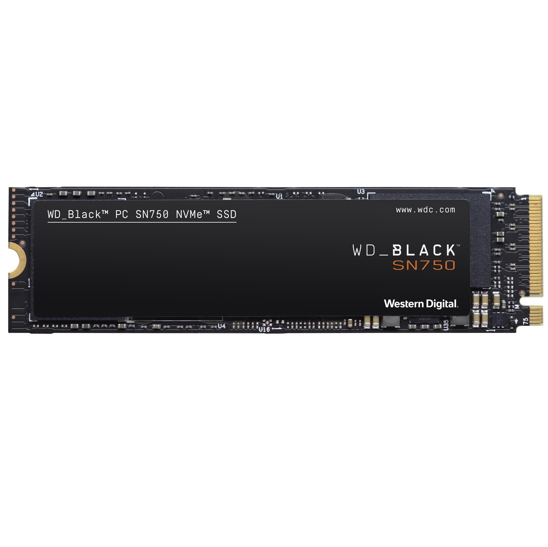 Begagnad WD Black 1TB SN750 NVMe SSD M.2 WDS100T3X0C-00SJG0