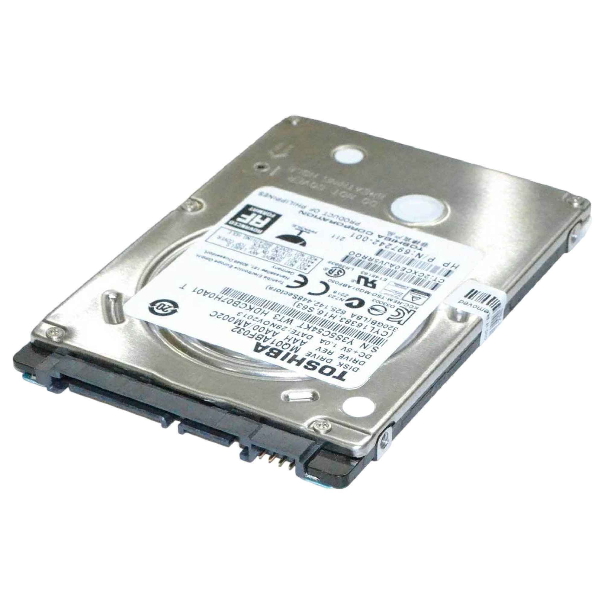Begagnad Toshiba 500GB 2,5" Apple Certifierad HDD MK5065GSXF HDD2J62 SATA II SFF 3Gb/s 5.4K