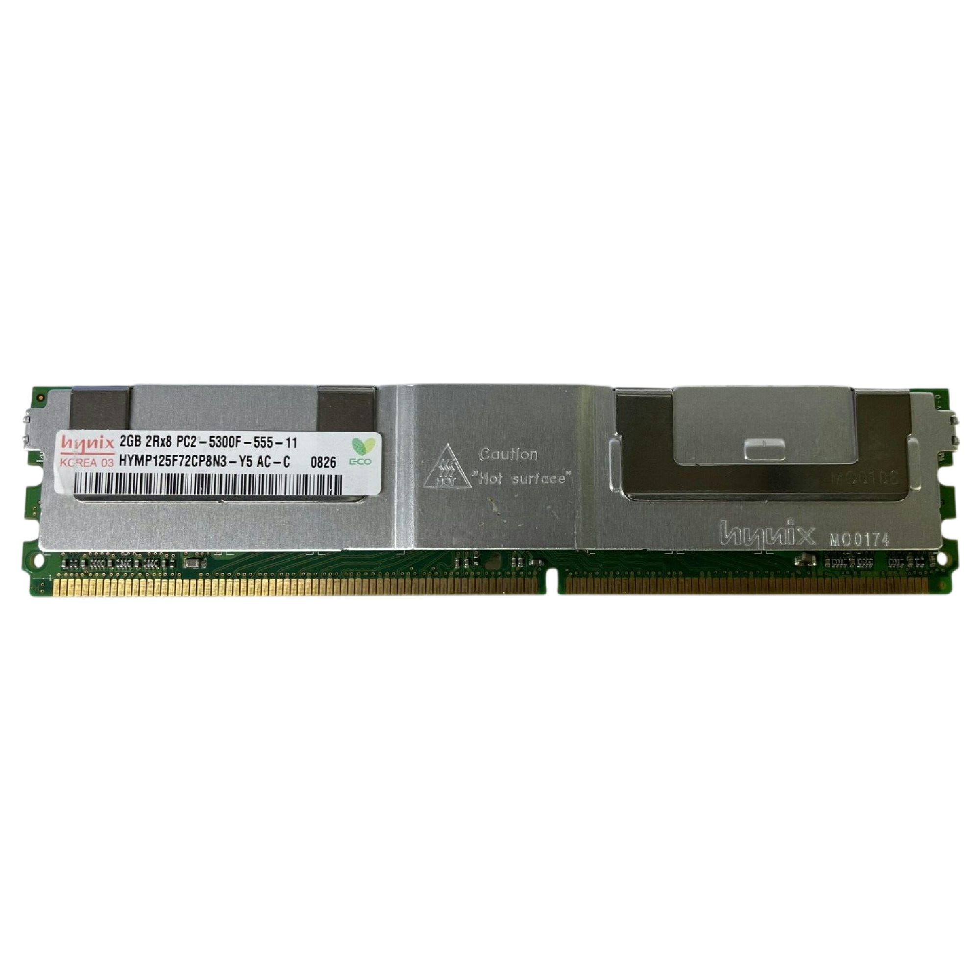 Begagnat Hynix 2GB DDR2 (1x2GB) 2Rx8 FBDIMM ECC PC2-5300F 667MHz HYMP125F72CP8N3-Y5