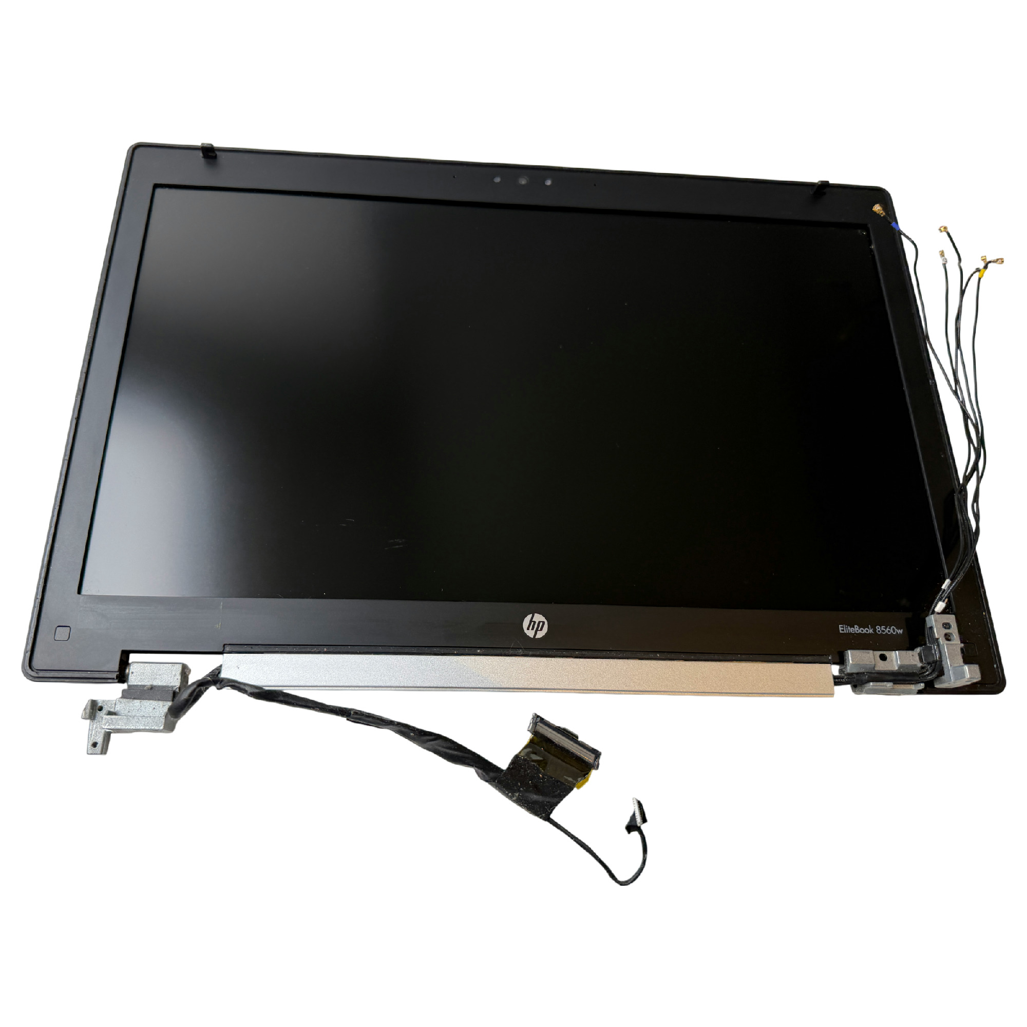 Begagnad Original HP 15,6" Skärm LCD för EliteBook 8560w 8570W Komplett Skärm