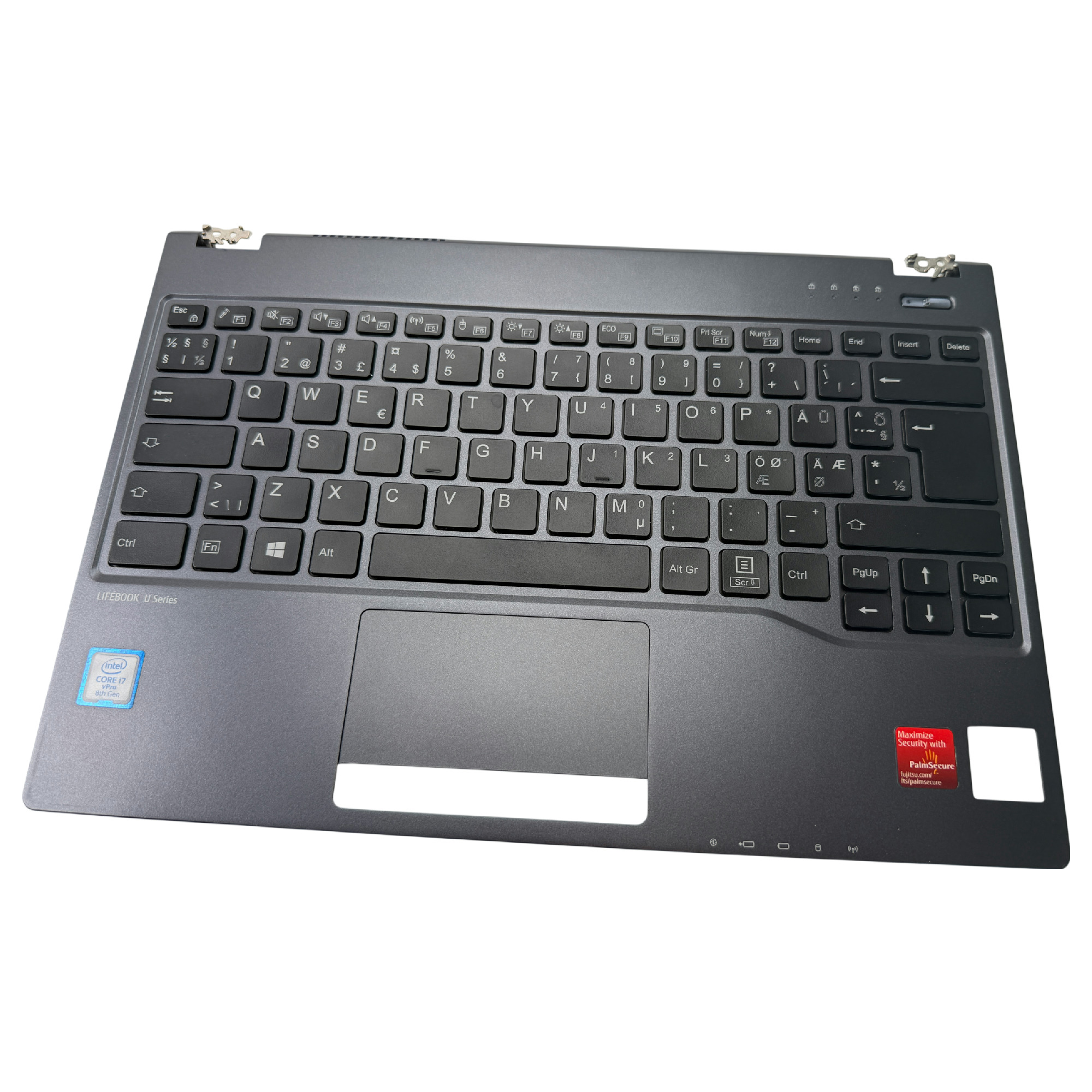 Begagnat Fujitsu Lifebook S938 Palmrest Keyboard Tangentbord