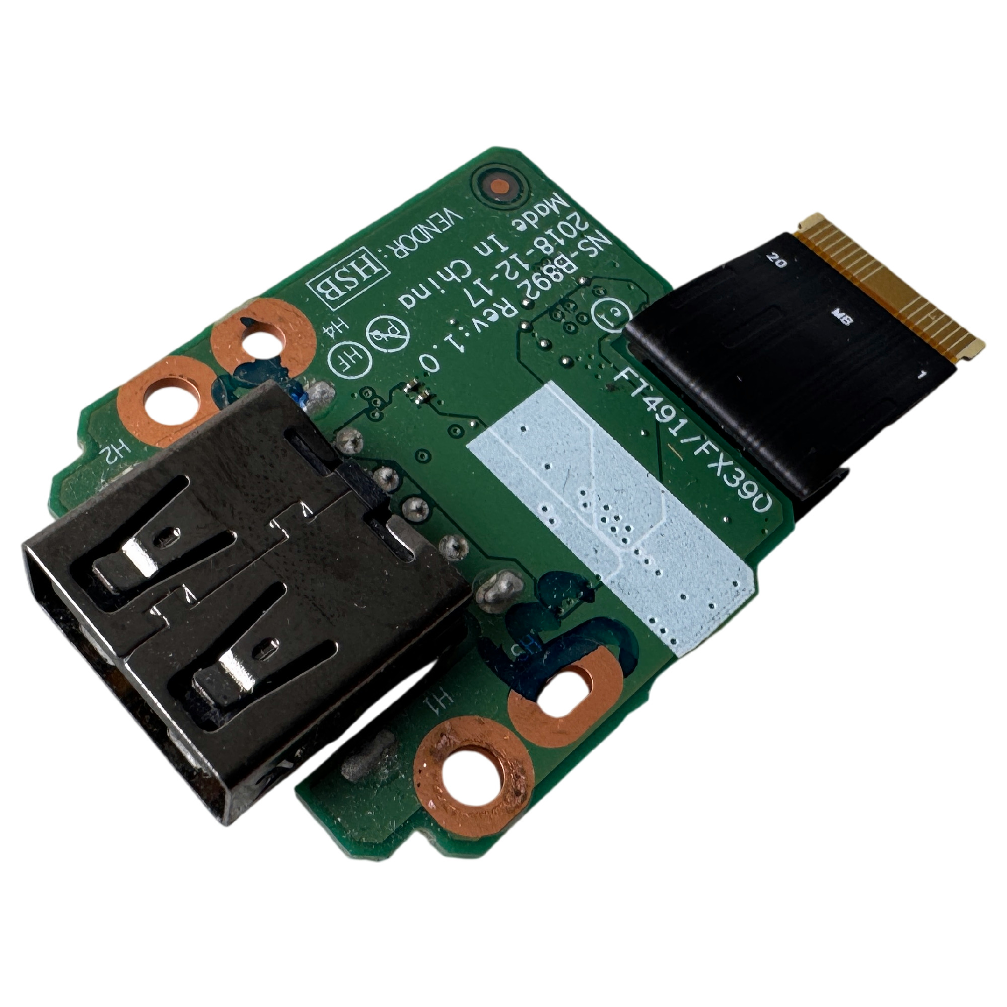 Begagnat Lenovo USB Board ThinkPad T490S T495S X390 X395 USB Board 01YN265 NS-B892