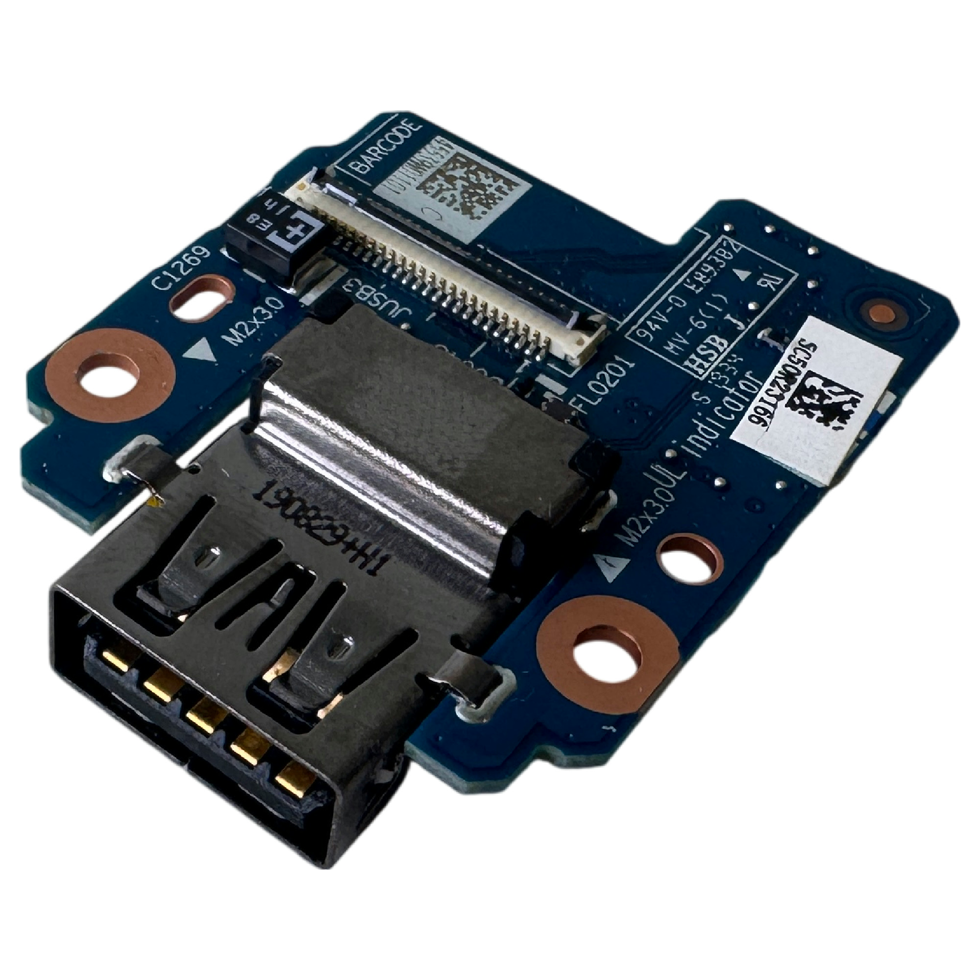 Begagnat Original Lenovo USB Power Board ThinkPad X395 T495s 20QK02DM414 NS-C181