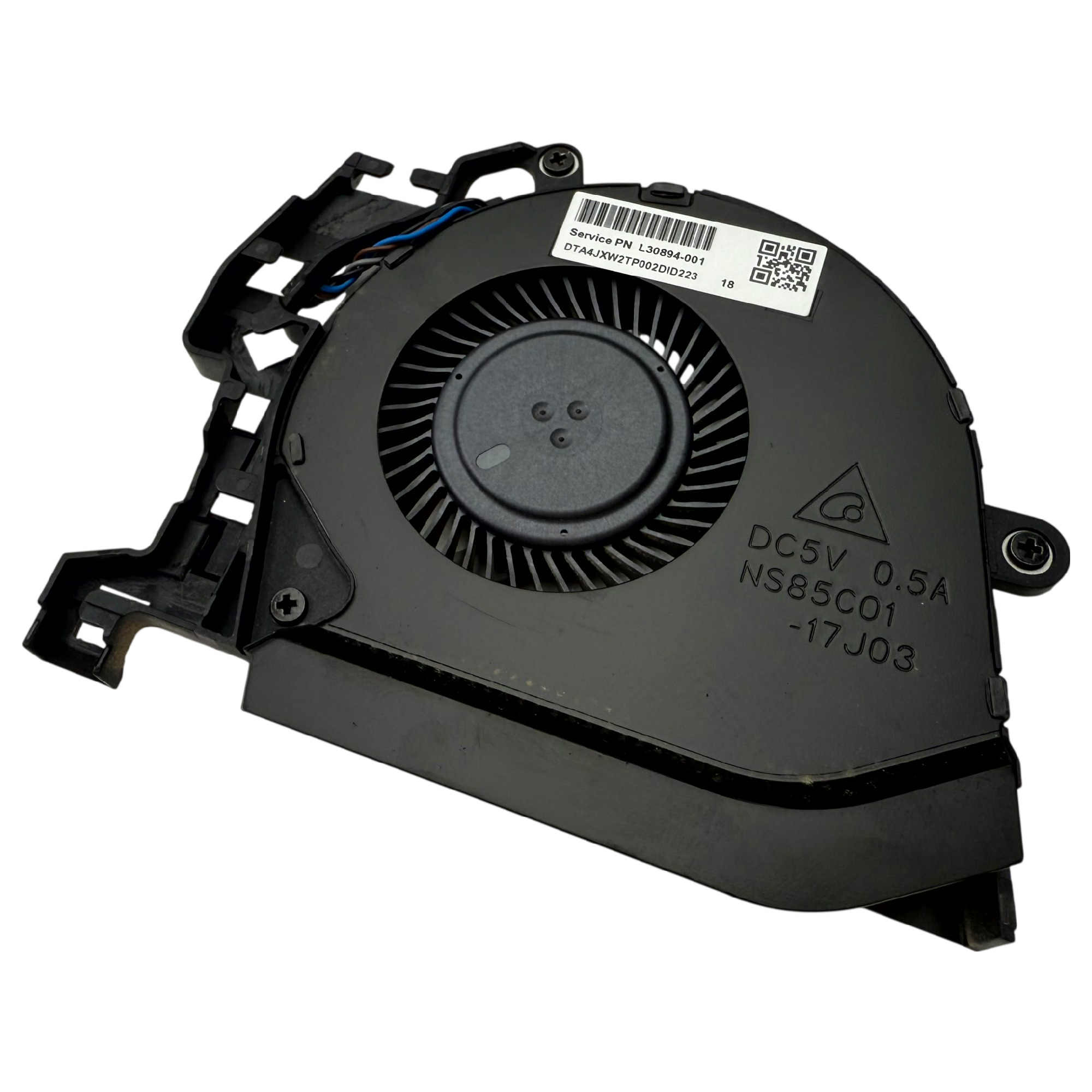 Begagnad Original HP CPU kylfläkt Fan HP ZBook 15 G5 G6 Studio 15 G5 G6 fläkt L30894-001