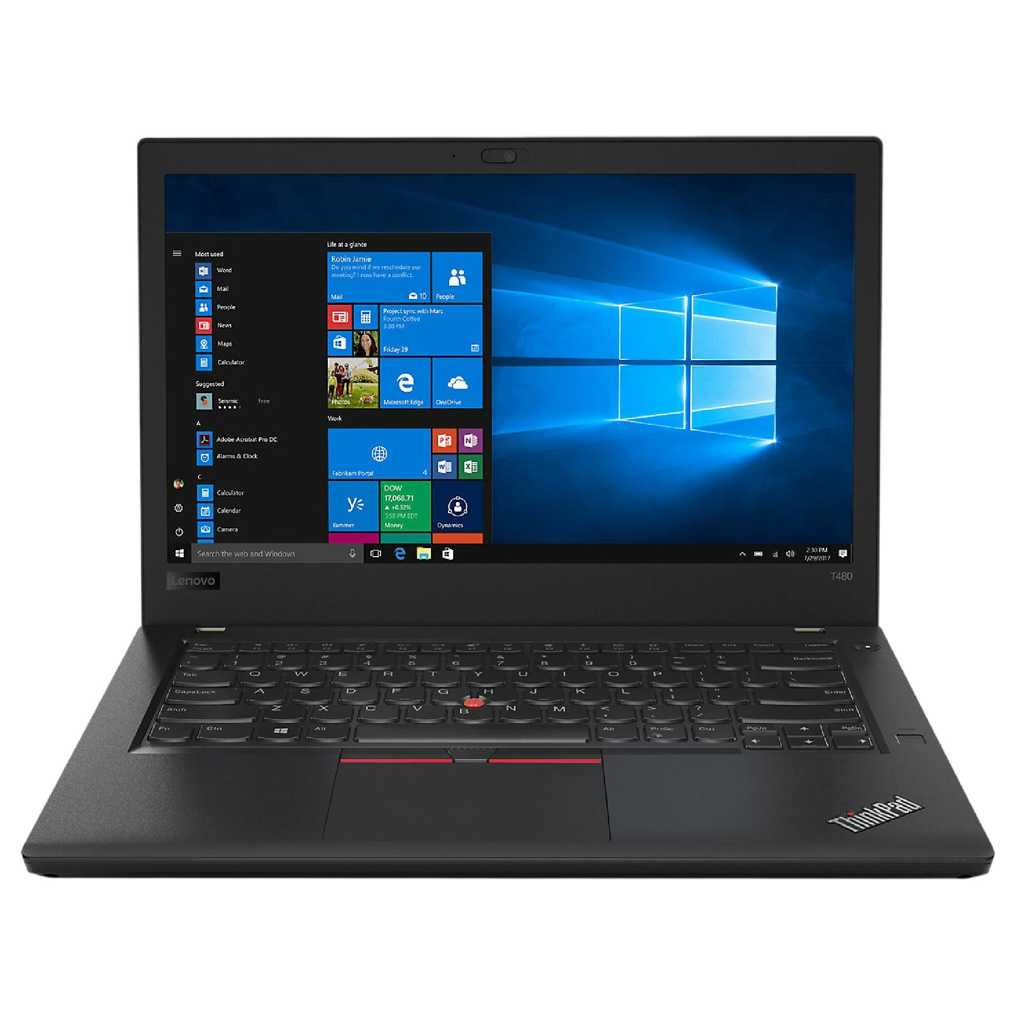 Lenovo ThinkPad T480 14" i7-8650U 16GB 256GB GeForce MX150 2GB GDDR5 A-Klass