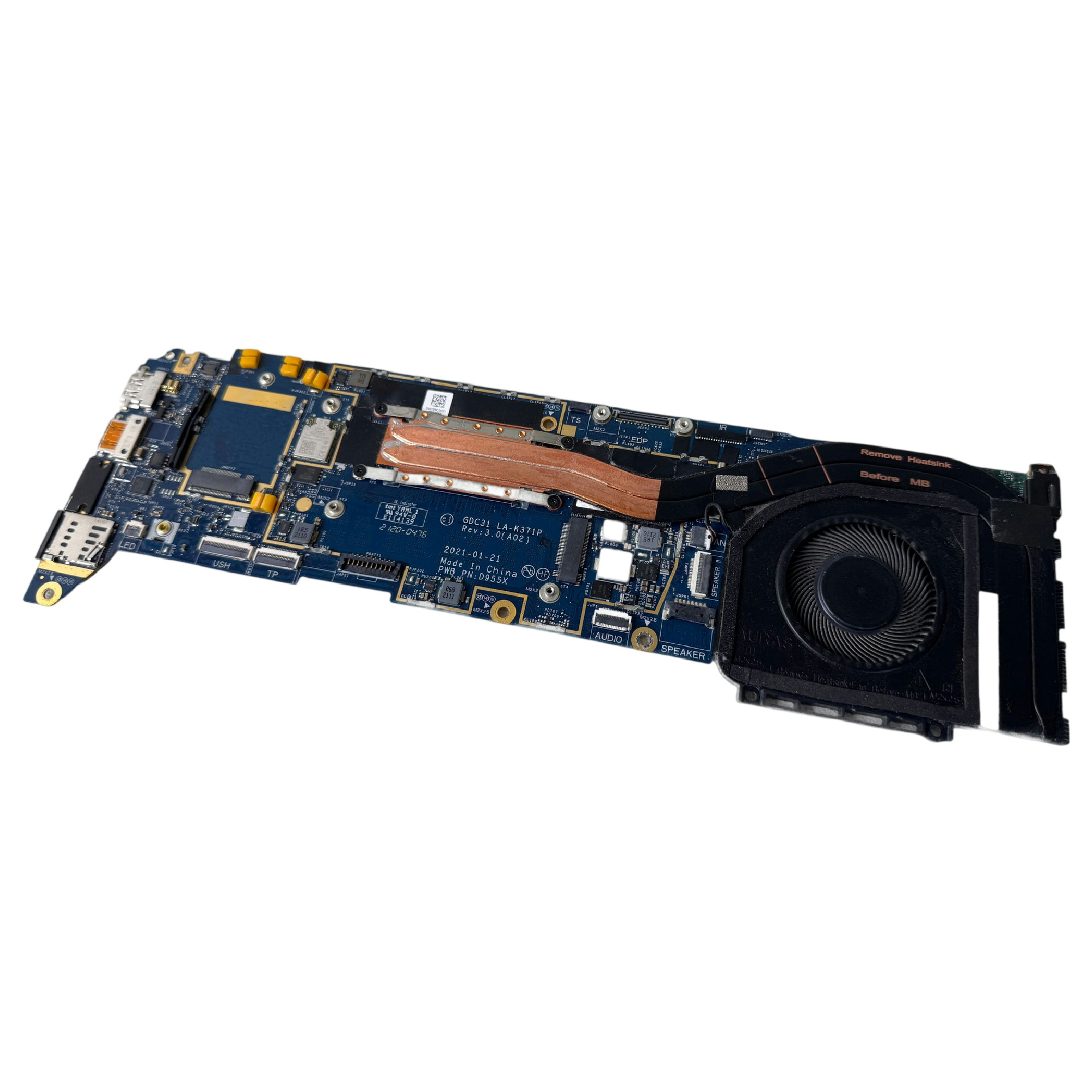 Begagnat Original Dell Moderkort Latitude 7420 Core i7-1185G7 16GB DDR4 07MHG4 LA-K371P