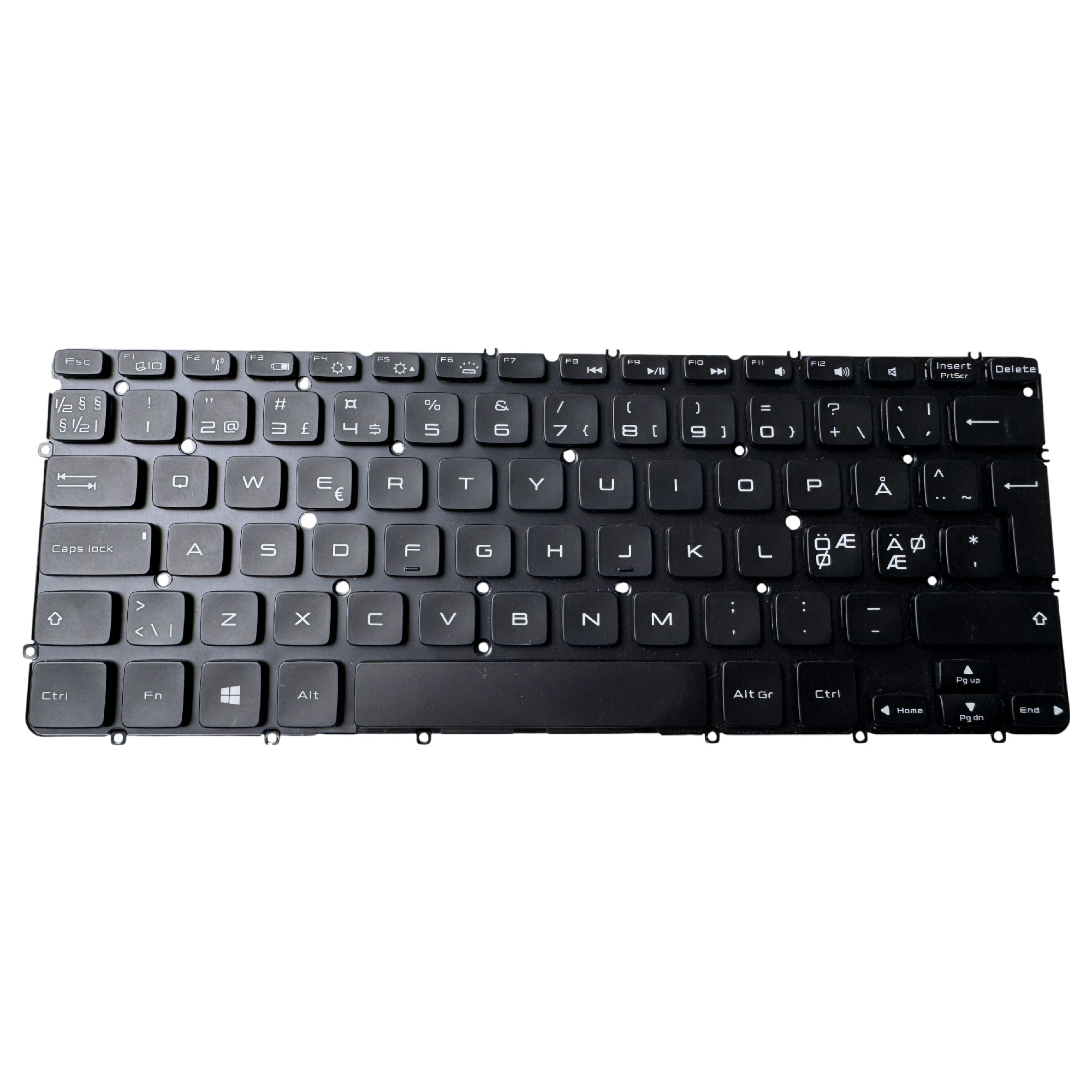 Begagnat Dell XPS 12 Tangentbord 9Q33 Nordic Keyboard 0654FY 654FY