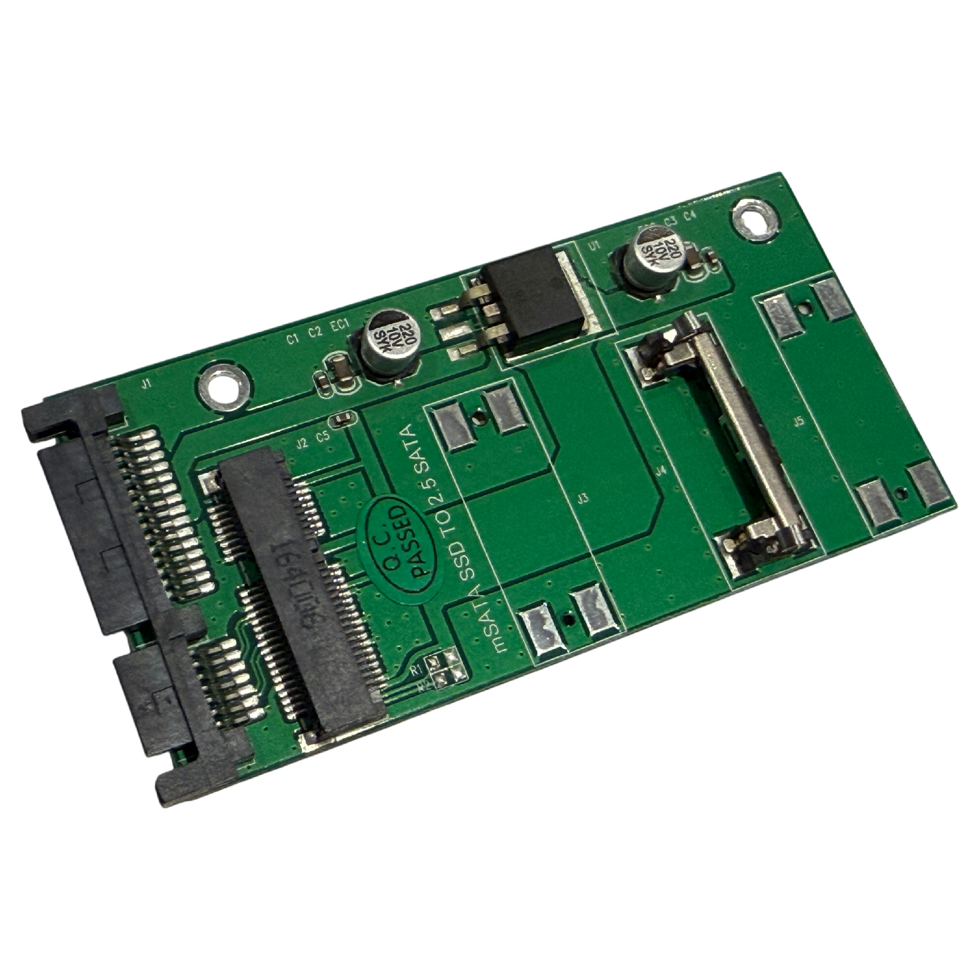 Begagnad mSATA SSD till 2,5" SATA SSD med 6 Gbit/s adapter omvandlare