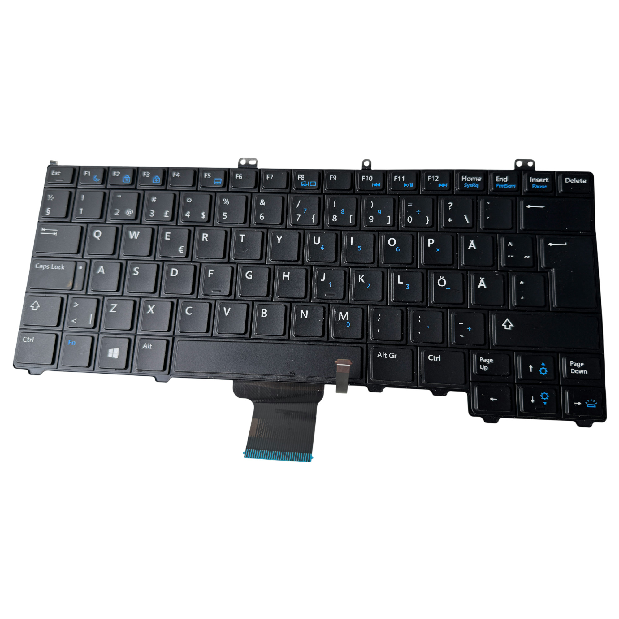 Begagnat Dell Latitude 12 12-7000 E7440 E7240 Tangentbord Keyboard 0081NR