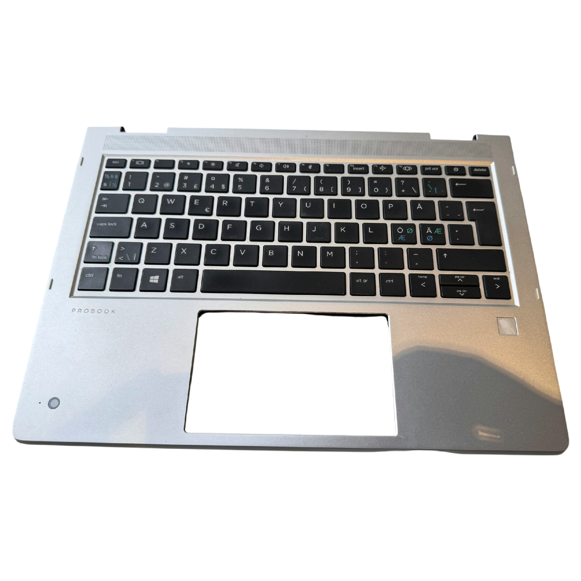 Begagnat Top Cover Upper Case Palmrest HP Probook X360 435 G7 ink. Nordic Keyboard 6070B1746402