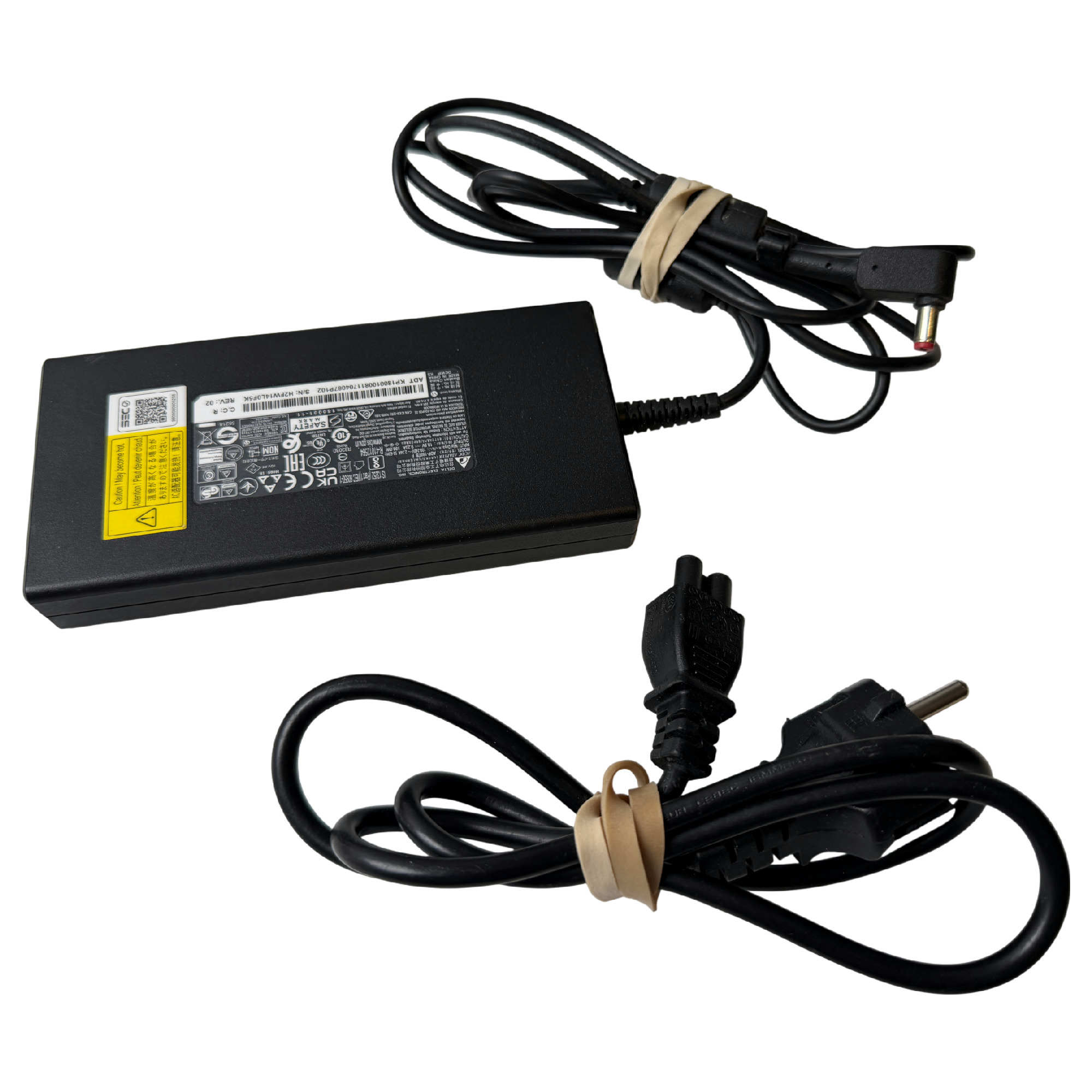 Begagnat Delta 180W Acer Laptop-laddare 19.5V 9.23A 5.5 x 1.7mm ADP-180TB F