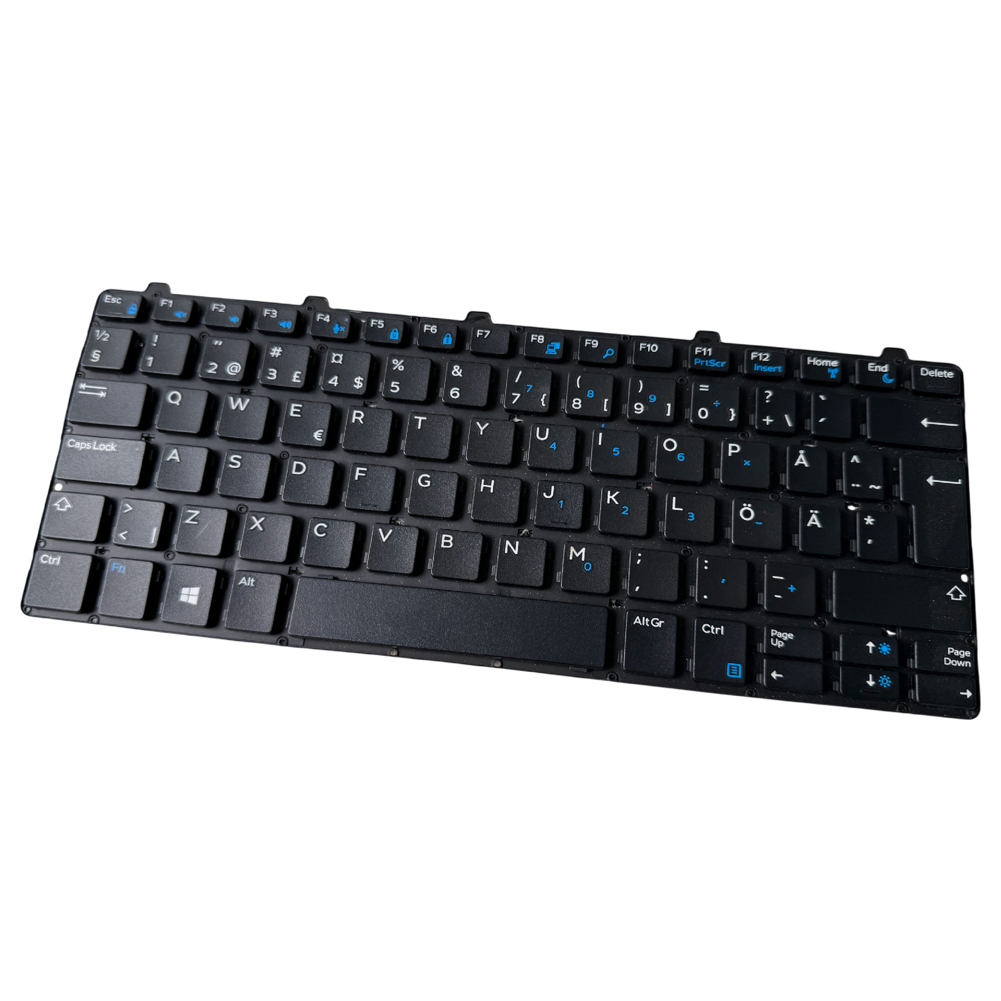 Begagnat Dell Original Tangentbord Keyboard Latitude 3180 3189 3190 3380 Nordic 0KVXY0