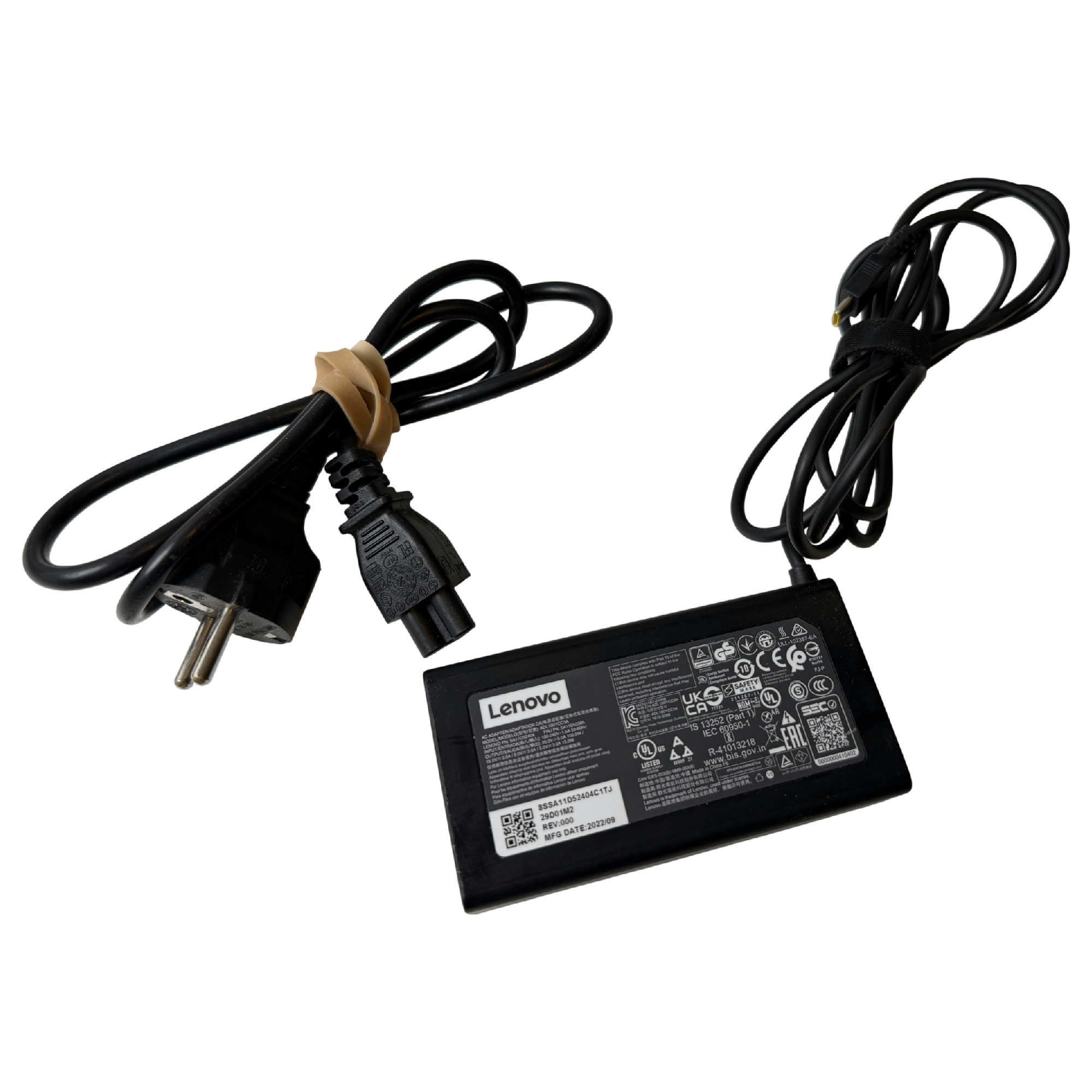 Begagnad Lenovo 100W Laptop-laddare USB-C 20V 5A ADL100YCC3A USBC AC Adapter
