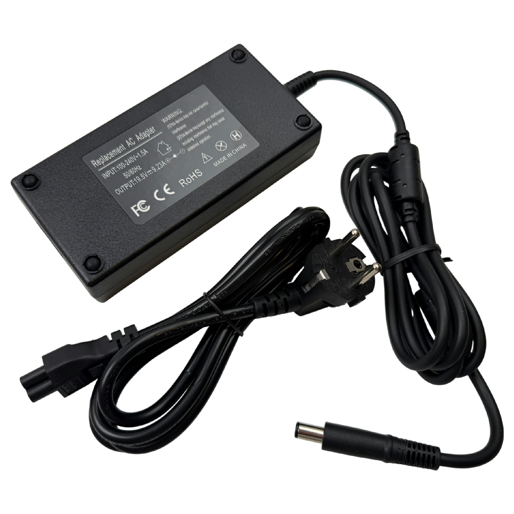 NY! Ersättningsladdare för Dell 180W Laddare 19,5 V 9,23A 7,4×5,0mm