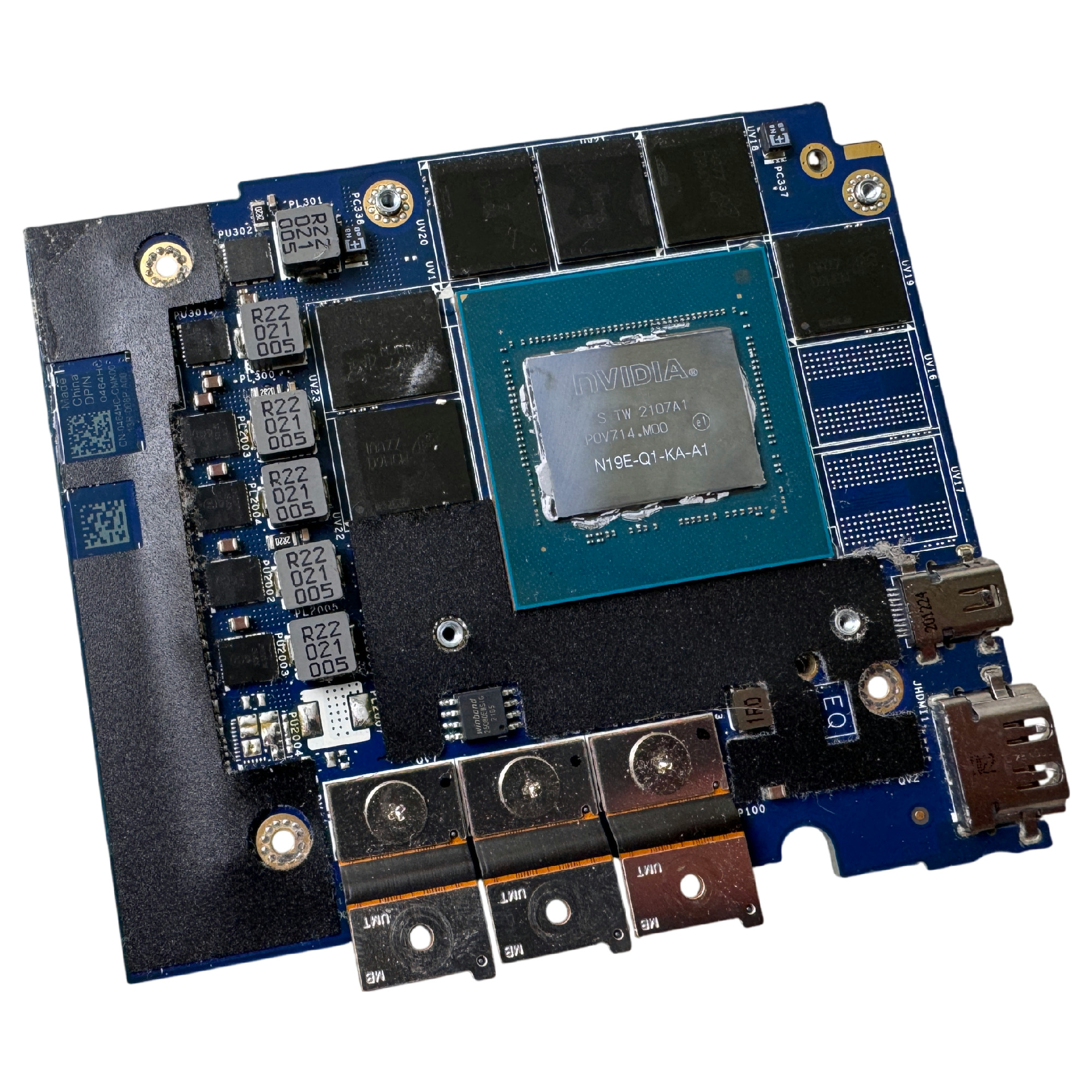Nvidia Quadro RTX 3000 N19E-Q1 6GB GPU N19E-Q1-KA-A1 6GB GDDR6 GPU Dell