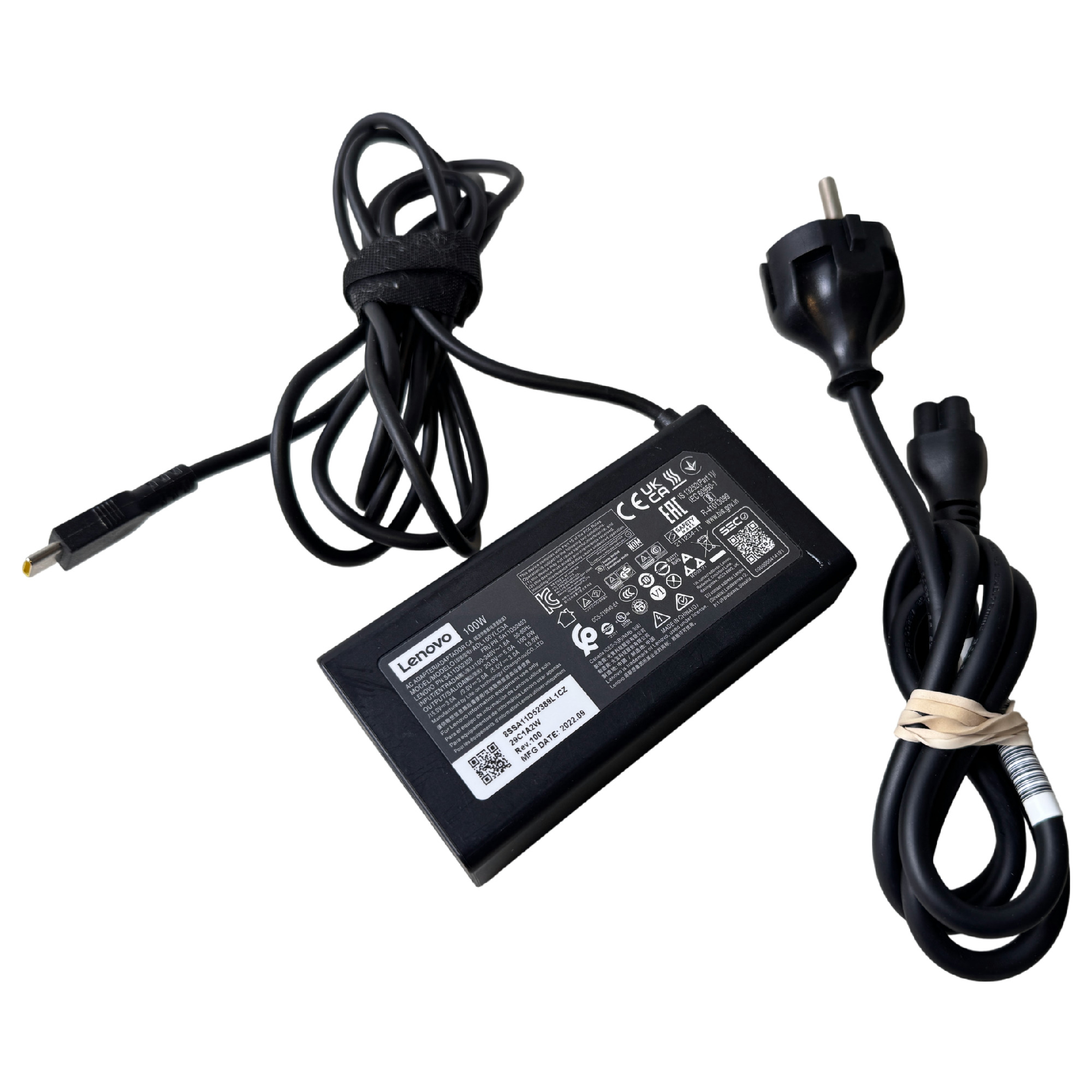 Original Lenovo 100W USB-C Laddare 20V 5A AC Adapter USBC 5A11D52403 SA11D52389