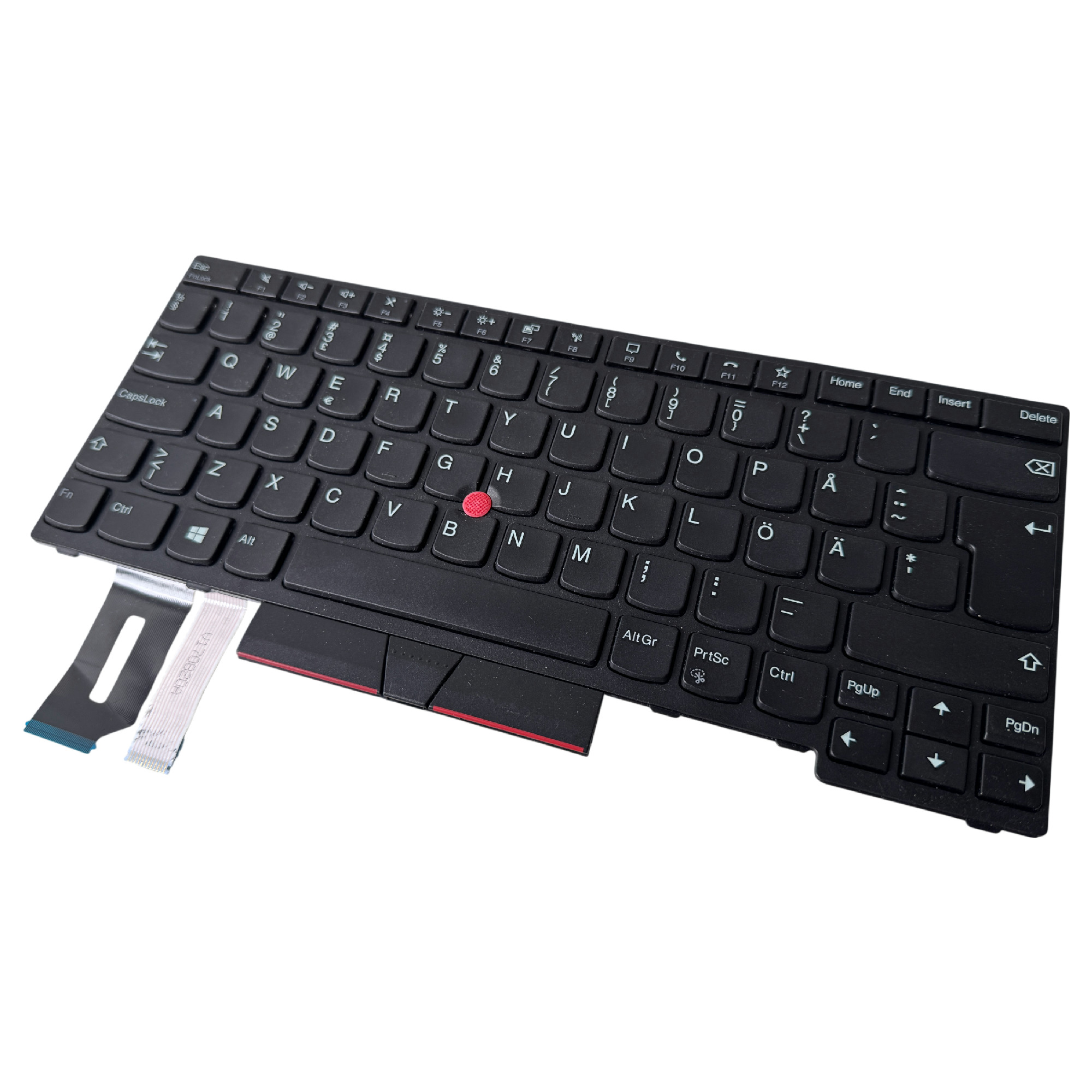 Begagnat Lenovo Nordic Keyboard Thinkpad E480 E490 L380 L390 L480 T480s T490 P43S FRU 01YP425