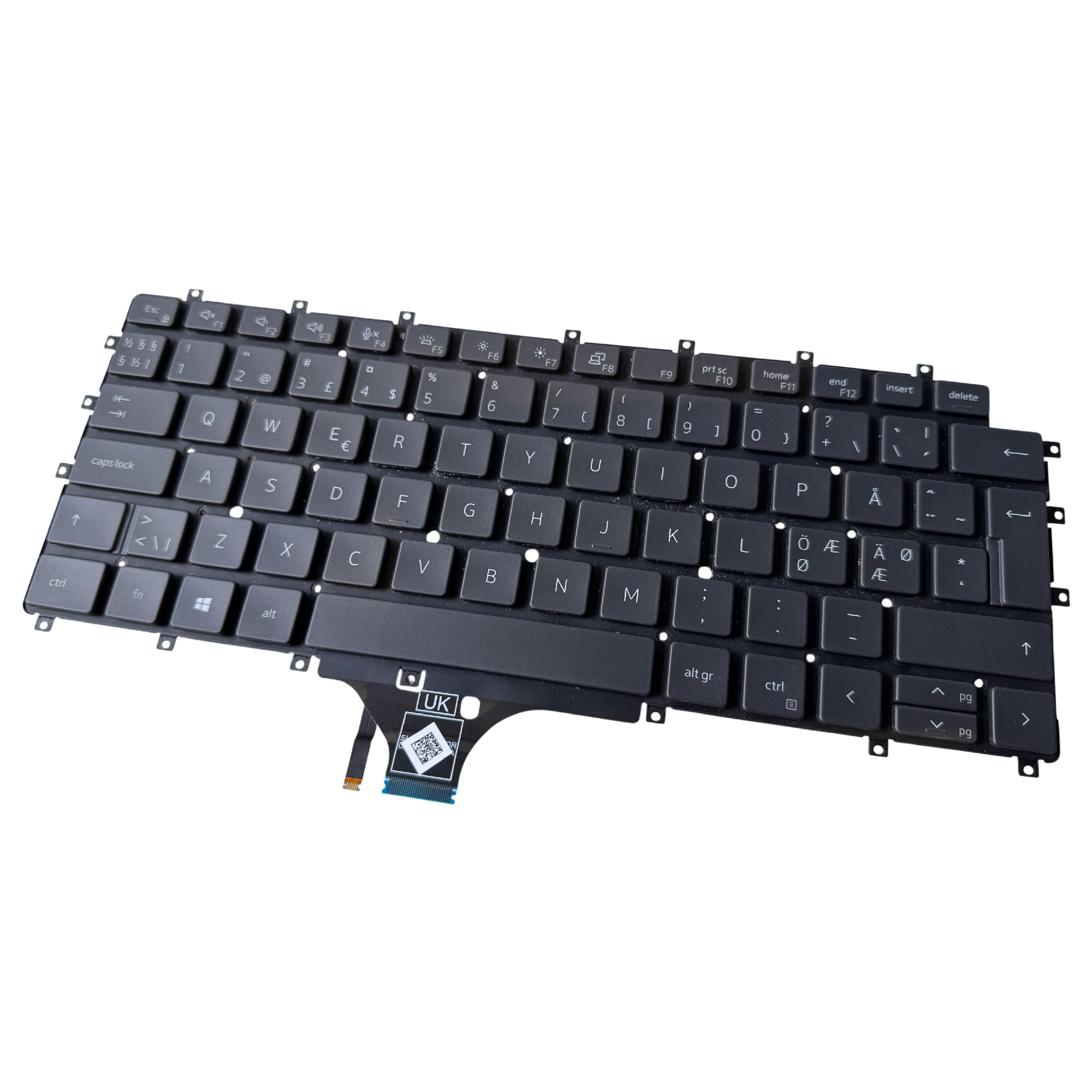 Begagnat Dell Nordic Keyboard Dell Latitude 15 9510 9520 0HYJW3 HYJW3
