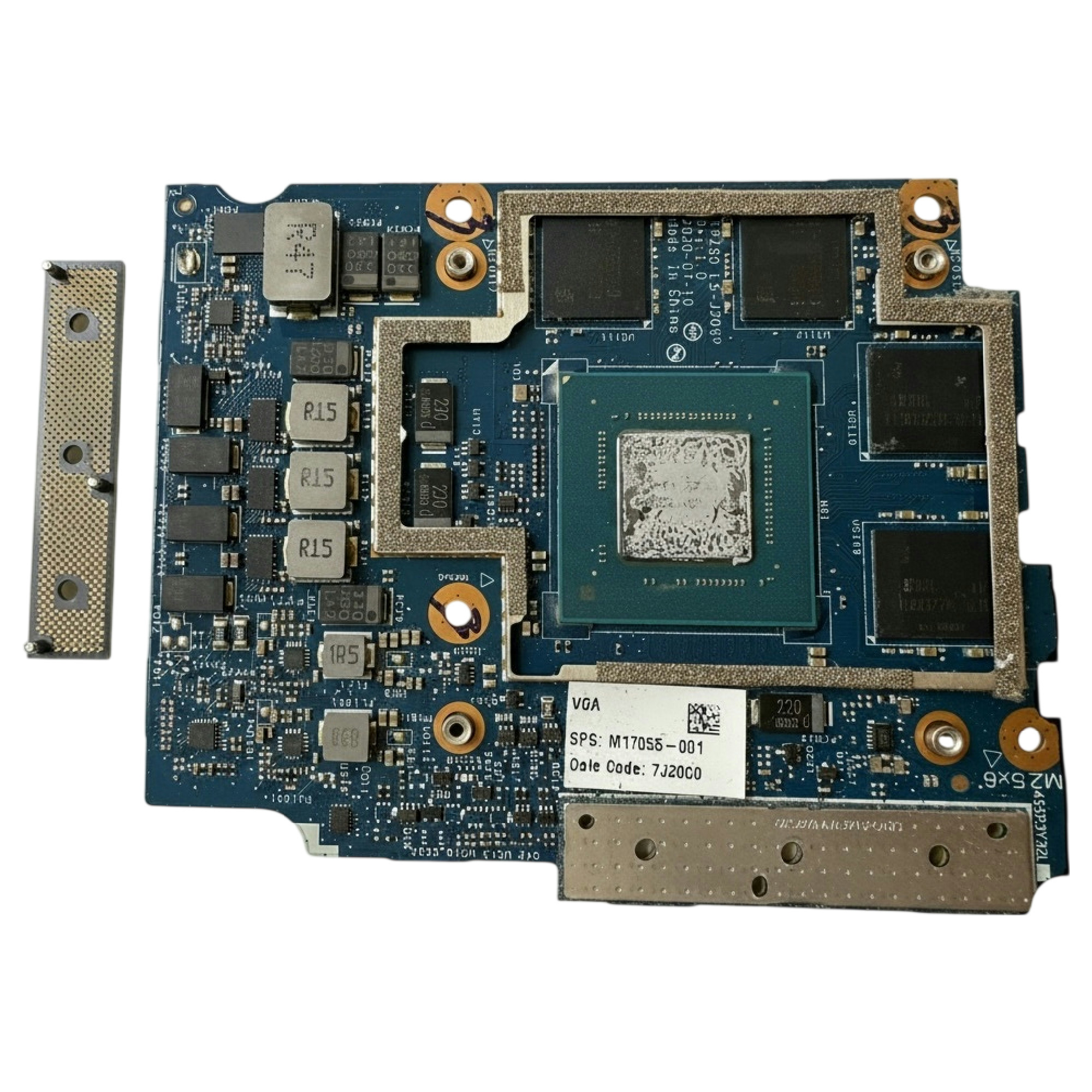 Begagnad HP GPU Nvidia Quadro T2000 ZBook Fury 15 17 G7  M17055-001 N19P-Q3-A1