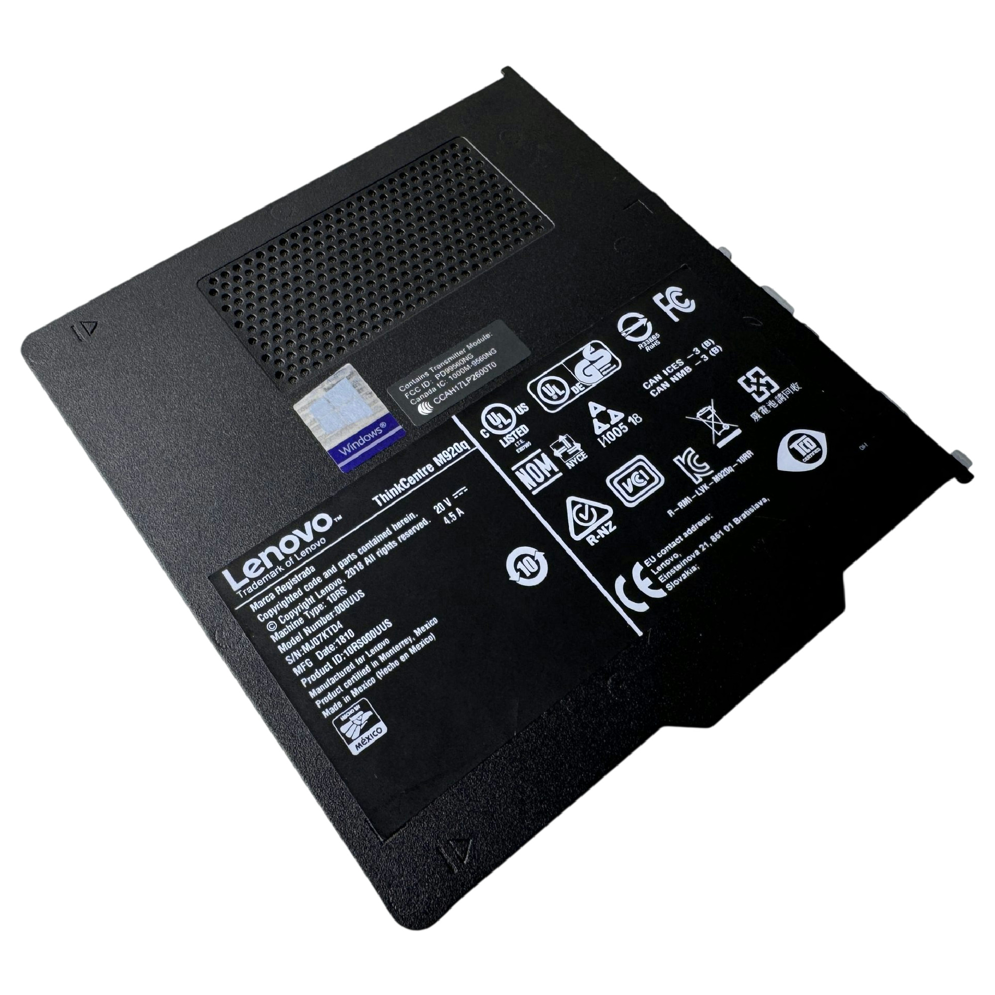 Begagnat Original Lenovo ThinkCentre Chassi M920Q Case Cover Bottom