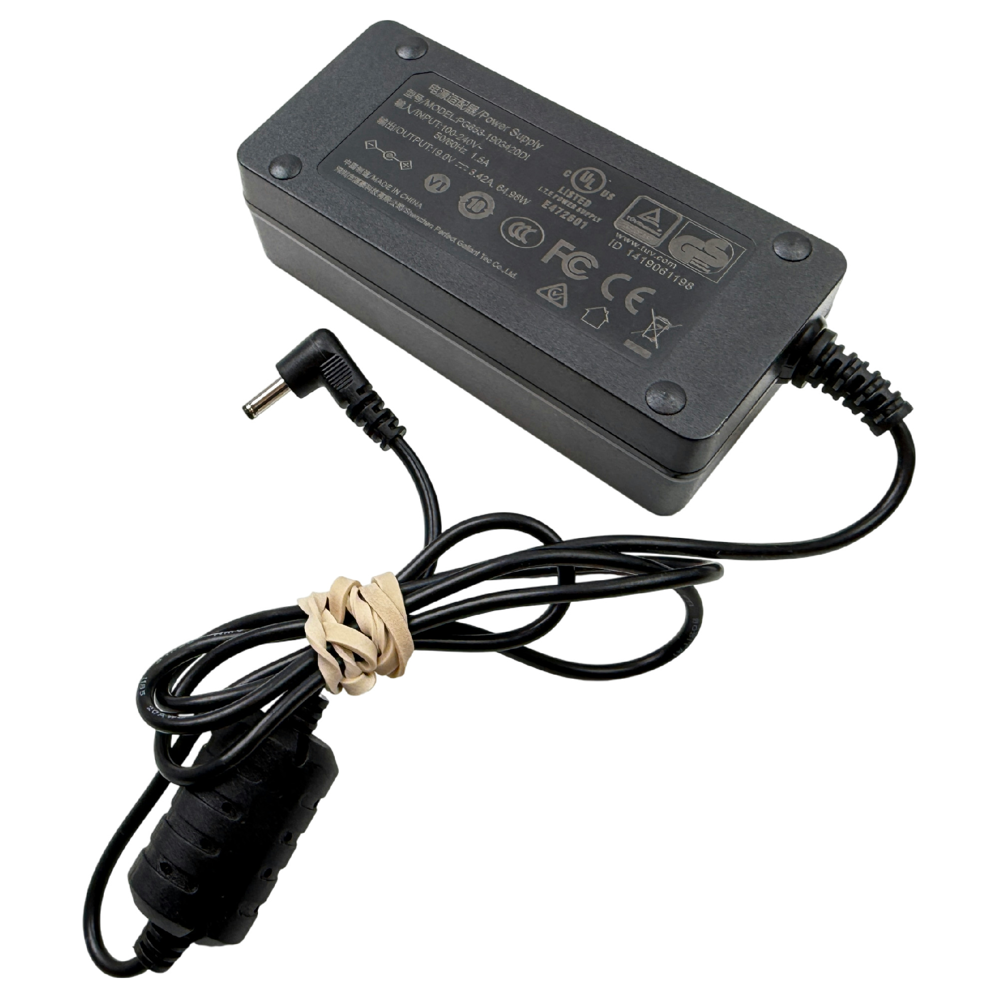 Begagnad Laddare 65W PG653 (19V 3.42A) AC-Adapter för Laptop Elektronik
