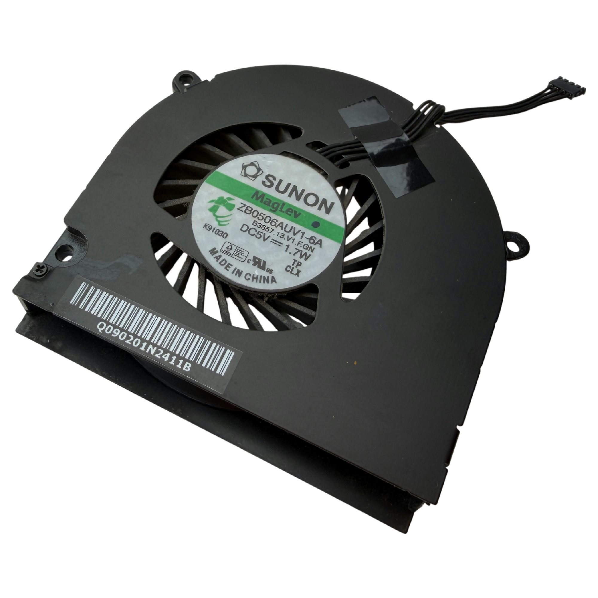 Begagnad Original CPU Fan Fläkt MacBook PRO 13'' A1278 A1342 ZB0506AUV1-6A