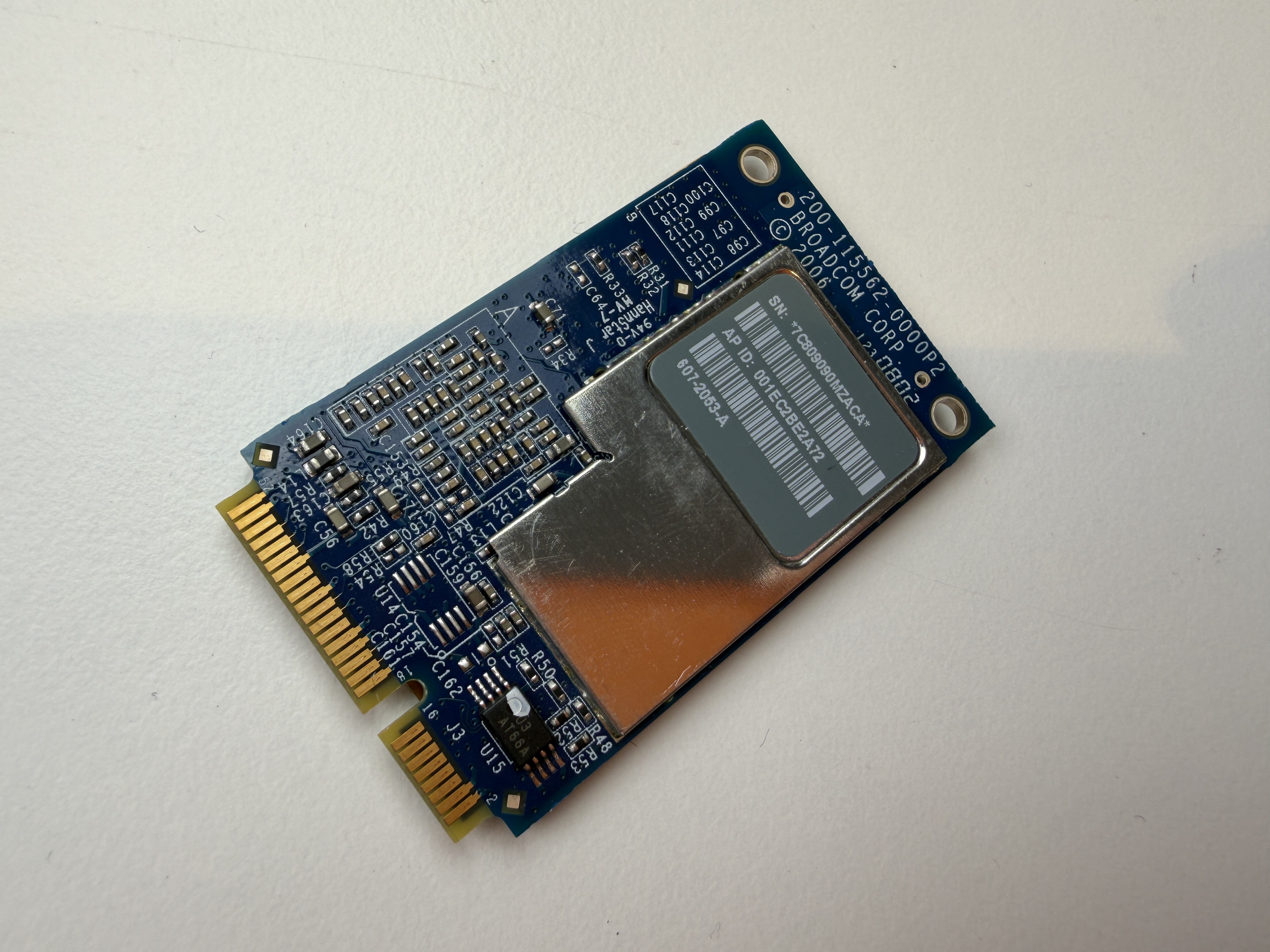 Begagnat Apple Broadcom Original Nätverkskort BCM94321MC Mini PCIe