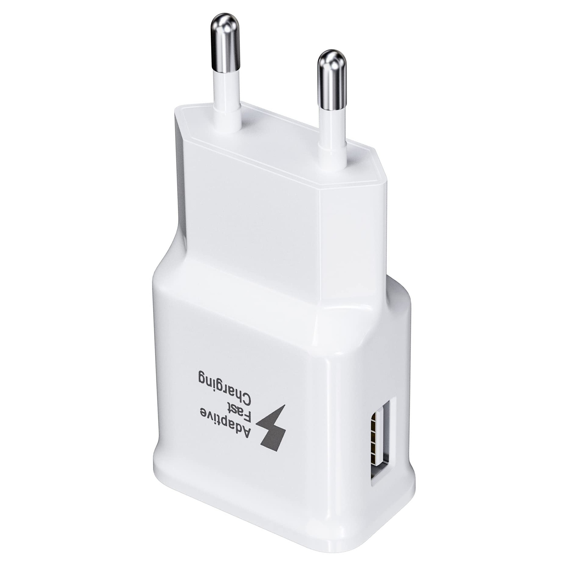 NY! USB Snabb Väggladdare 15W med Adaptive Fast Charging Vit